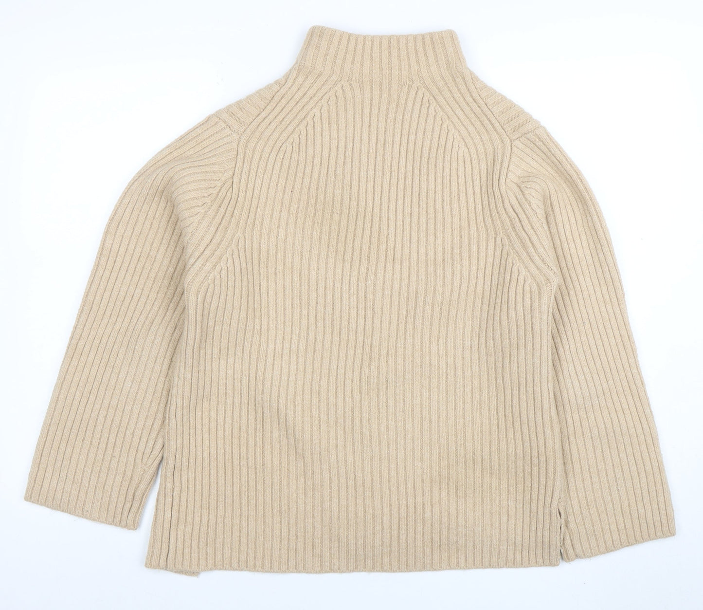 Womens UK Size M MING Beige Pullover Jumper