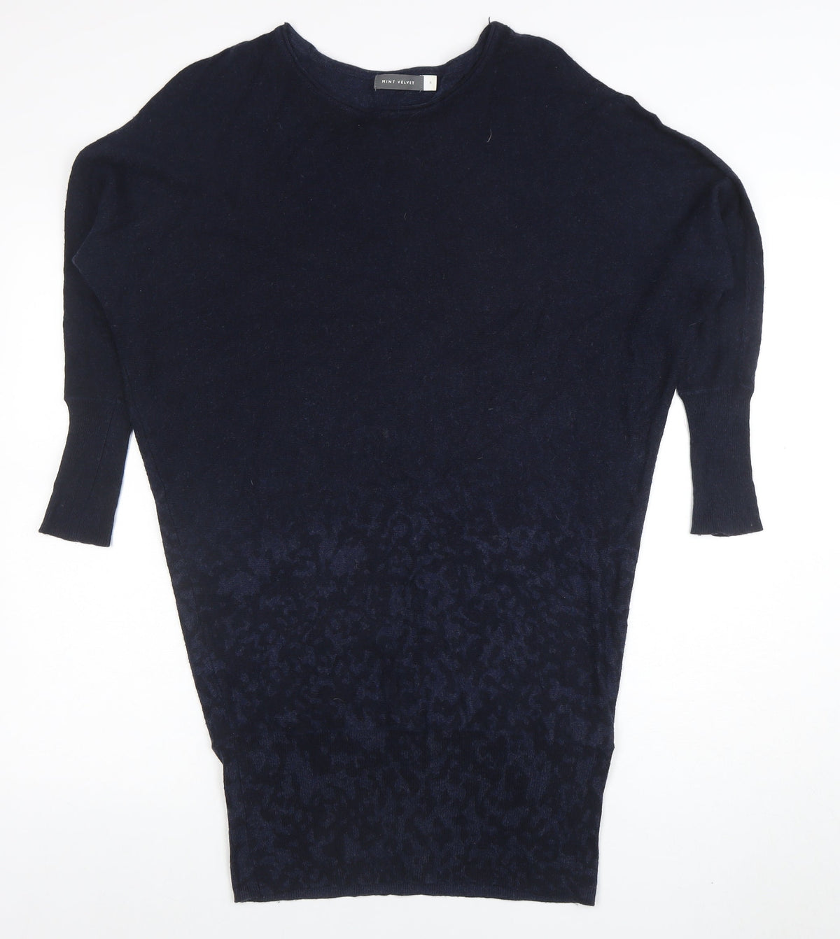 Womens UK Size 8 Mint Velvet Blue Pullover Jumper