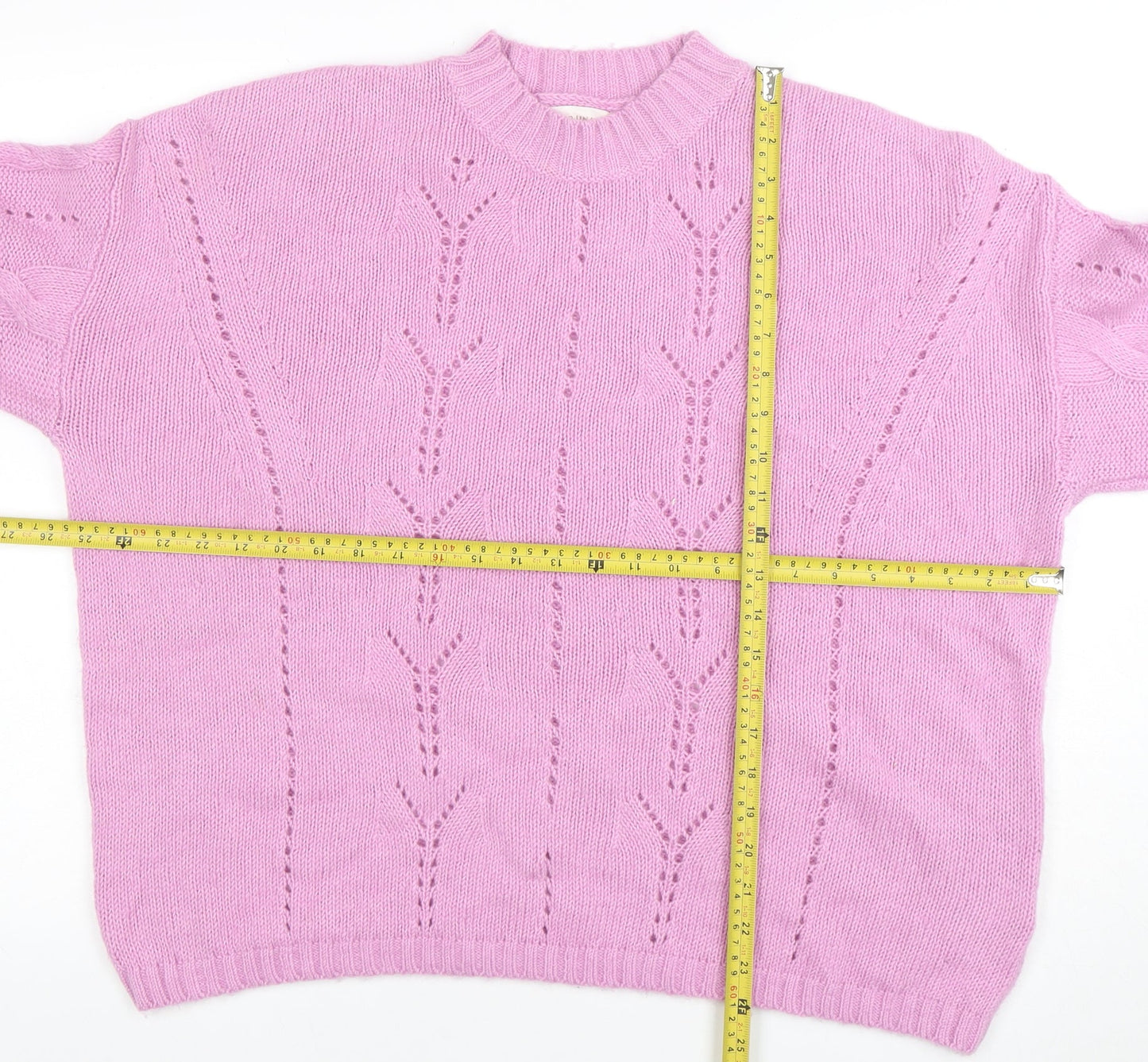 Womens UK Size L Per Una Pink Pullover Jumper
