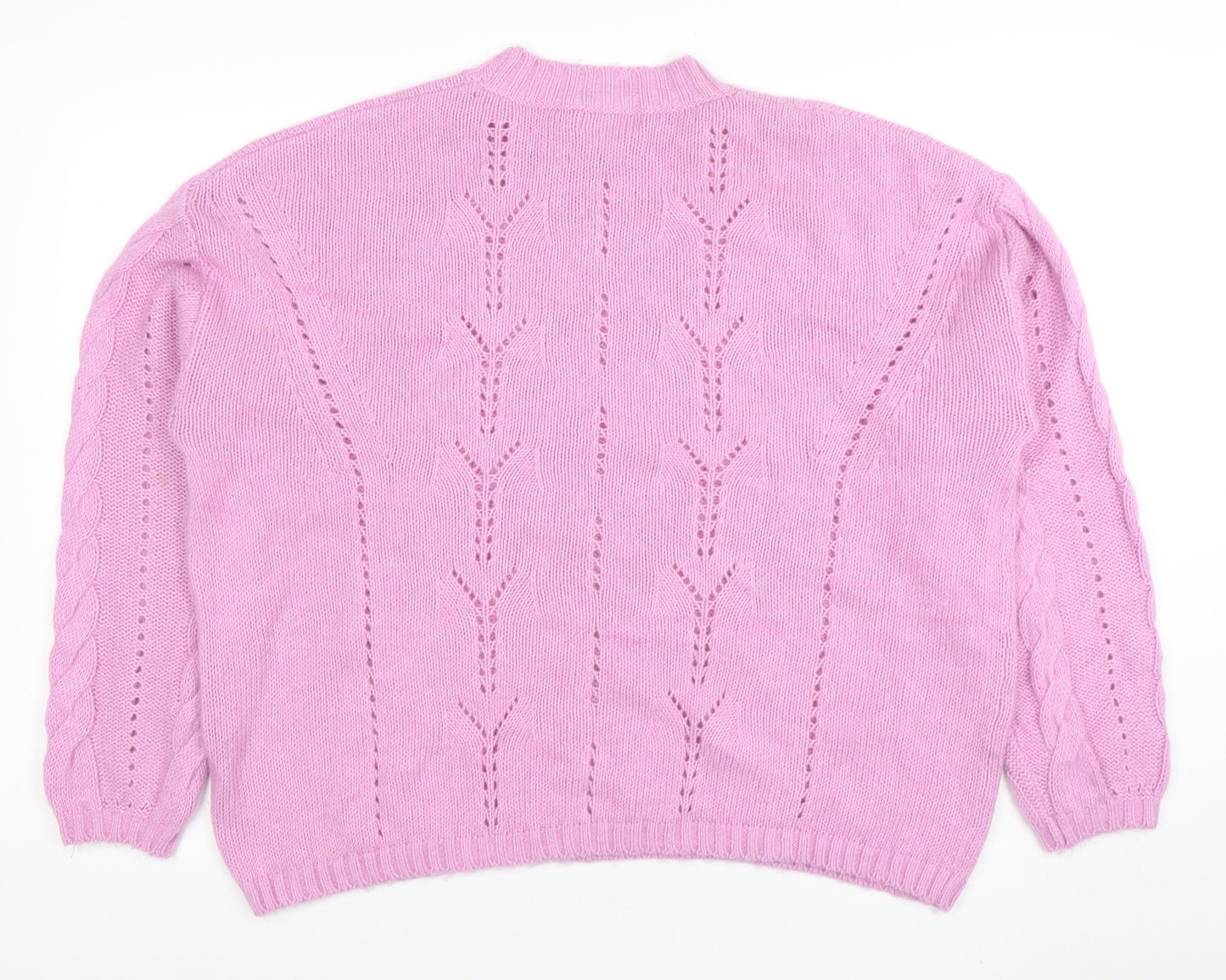 Womens UK Size L Per Una Pink Pullover Jumper