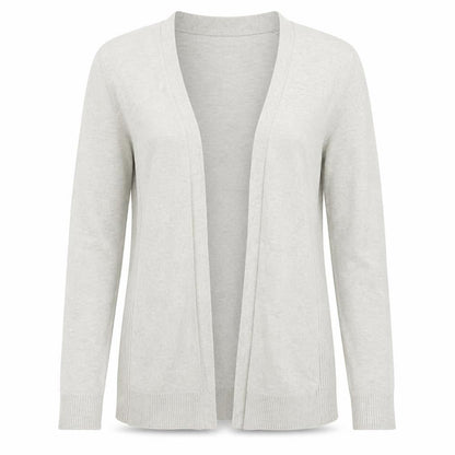 Gap Women's Grey Cotton Blend Open Front Cardigan XS