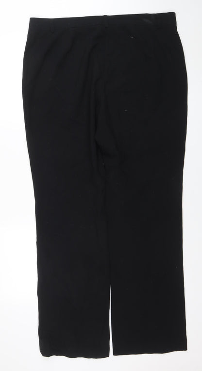 Marks and Spencer Men's Black Classic Fit Dress Pants Size 18 Long