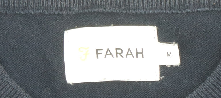 Mens UK Size M Farah Blue Pullover Jumper
