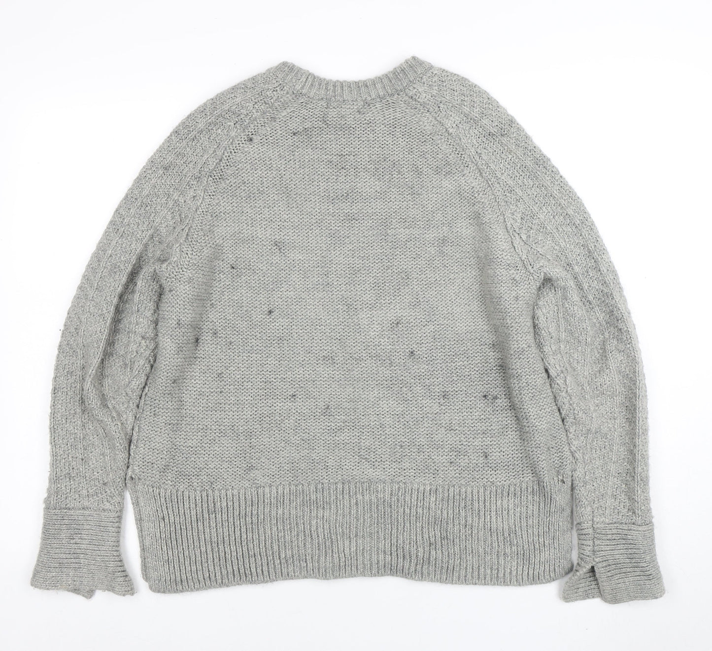 Womens UK Size 12 H&M Grey Pullover Jumper