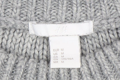 Womens UK Size 12 H&M Grey Pullover Jumper