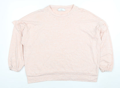 Womens UK Size L Wallis Pink Pullover Jumper