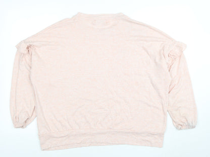 Womens UK Size L Wallis Pink Pullover Jumper