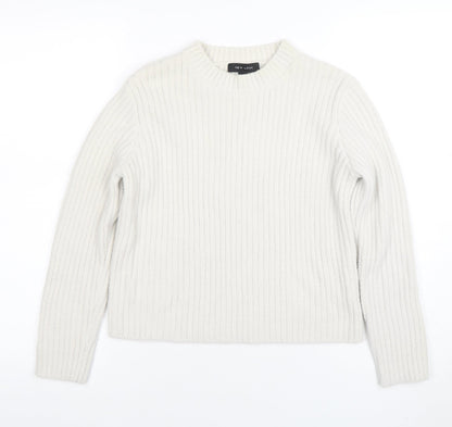 Womens UK Size 10 New Look Ivory Pullover Jumper