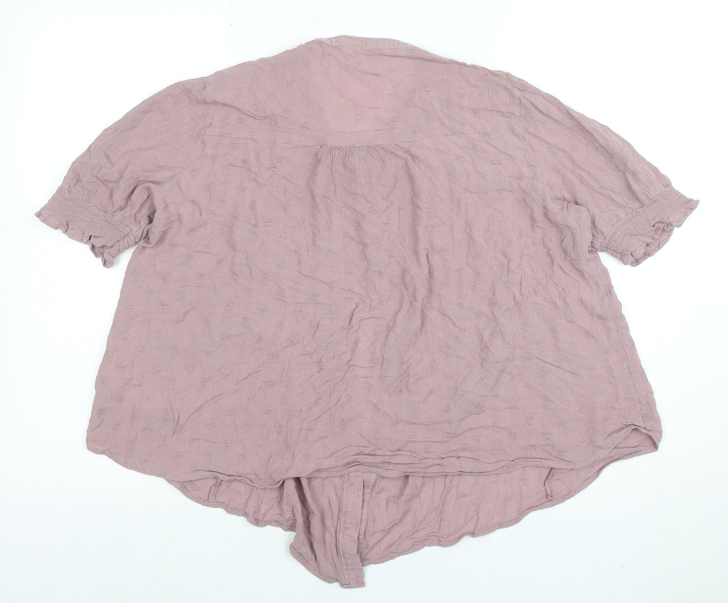 Womens UK Size 14 NEXT Pink Tunic Blouse