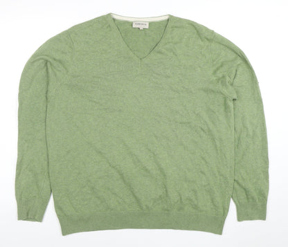 Mens UK Size L HAWORTH Green Pullover Jumper