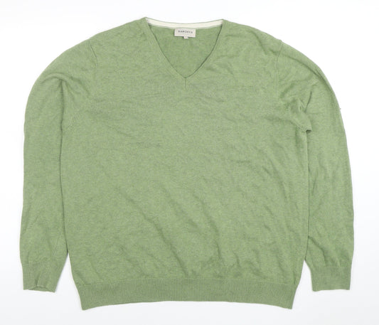 Mens UK Size L HAWORTH Green Pullover Jumper