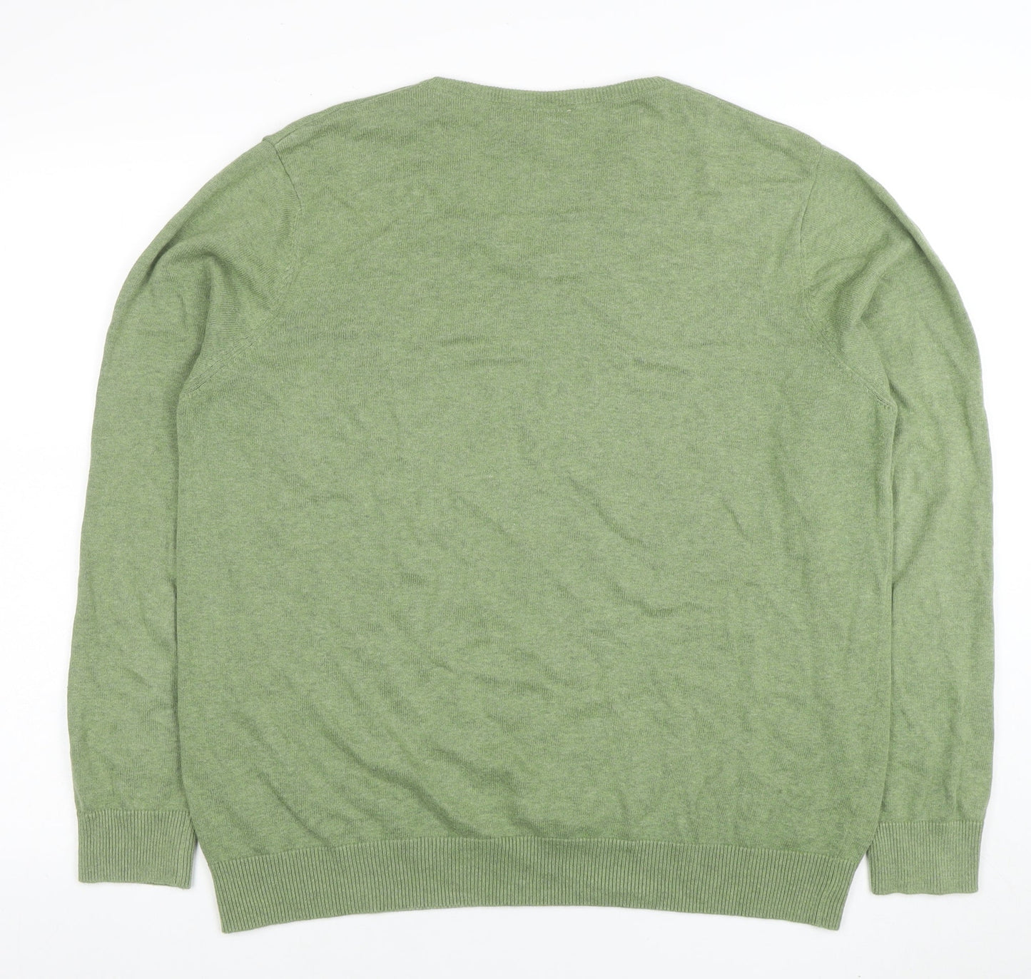 Mens UK Size L HAWORTH Green Pullover Jumper