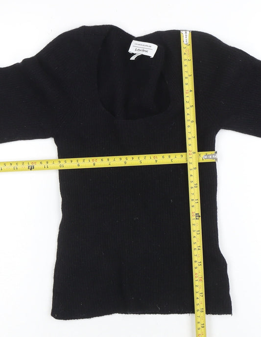 Womens UK Size S Aritzia Black Pullover Jumper