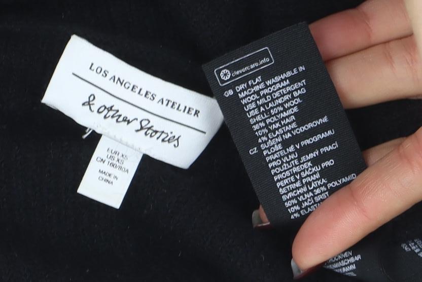 Womens UK Size S Aritzia Black Pullover Jumper