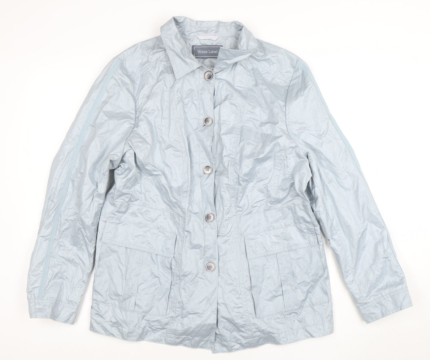 Womens UK Size 24 White Label Grey Basic Jacket