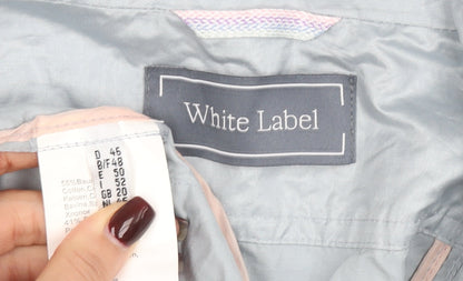 Womens UK Size 24 White Label Grey Basic Jacket
