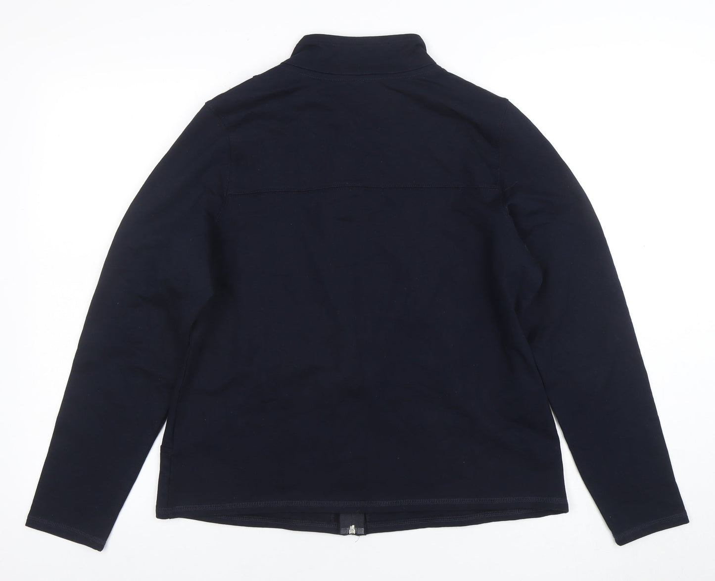 Womens UK Size 16 Marks and Spencer Blue Full Zip Sweatshirt