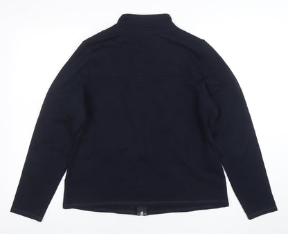 Womens UK Size 16 Marks and Spencer Blue Full Zip Sweatshirt