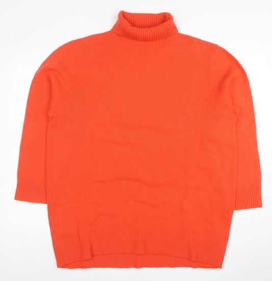 Womens UK Size L NEXT Orange Pullover Jumper