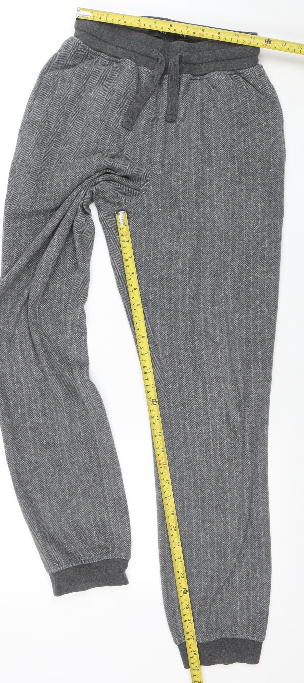 Womens UK Size XS NEXT Regular Fit Jogger Grey Trousers