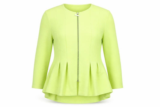 Womens UK Size 12 River Island Yellow Basic Jacket
