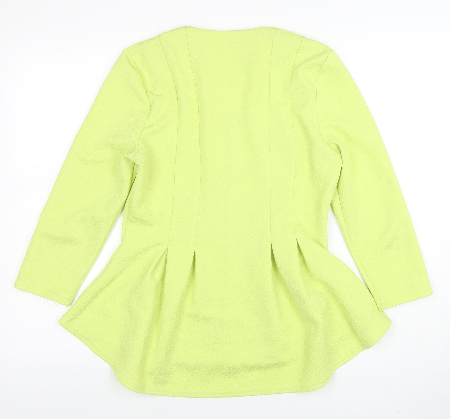 Womens UK Size 12 River Island Yellow Basic Jacket