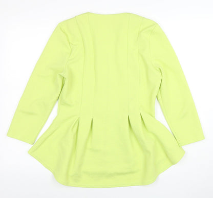 Womens UK Size 12 River Island Yellow Basic Jacket