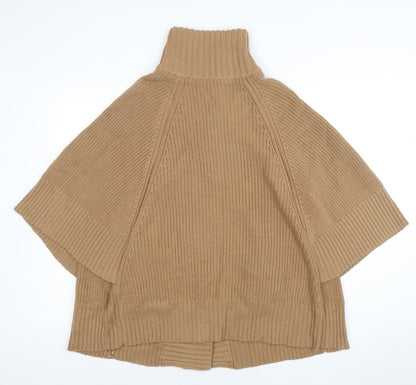 Frost French Women’s Beige Wool Blend Cape Jumper S