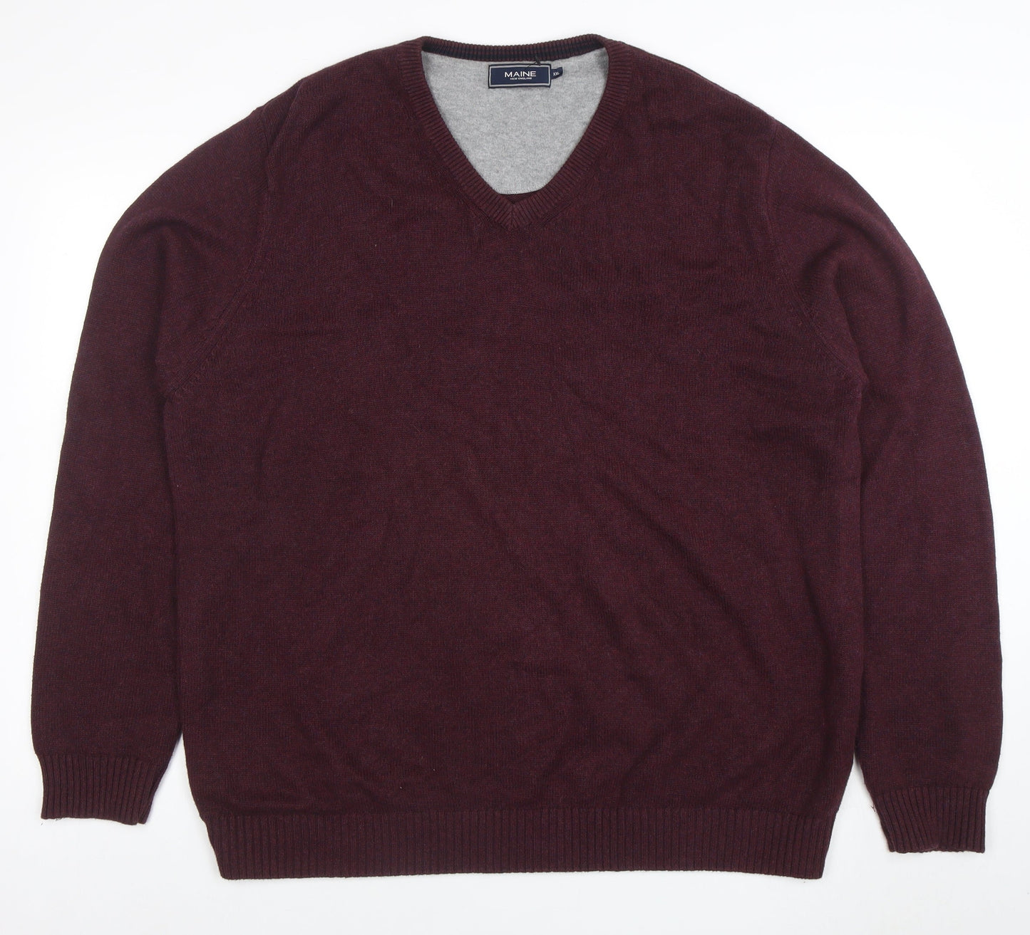 Mens UK Size 2XL Maine New England Brown Pullover Jumper