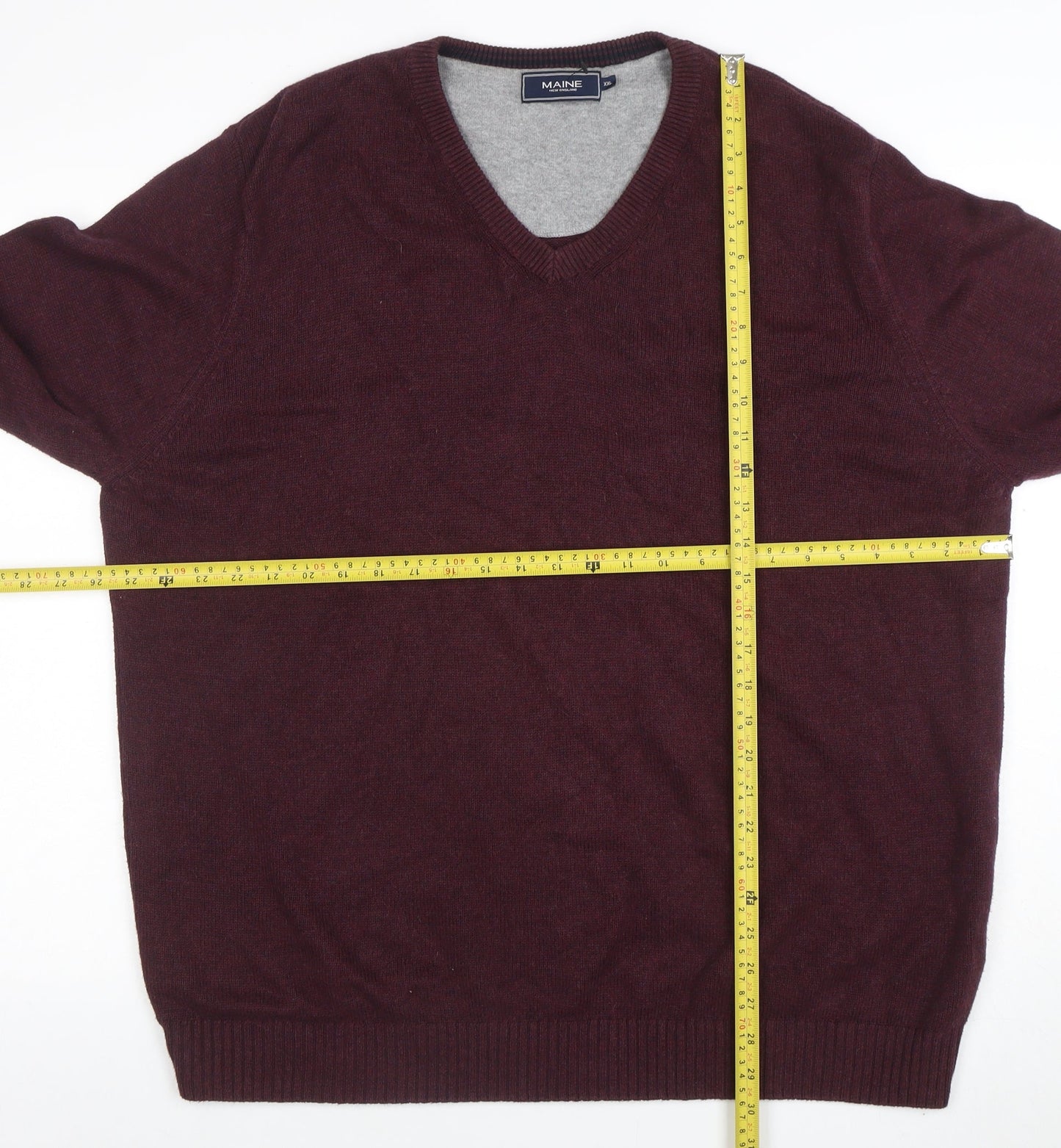 Mens UK Size 2XL Maine New England Brown Pullover Jumper