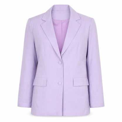 Boohoo Women’s Lilac Long Sleeve Blazer UK 12 Tailored Jacket