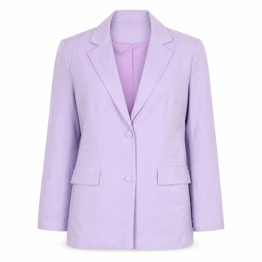 Boohoo Women’s Lilac Long Sleeve Blazer UK 12 Tailored Jacket