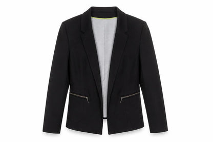 Wallis Women's Black Classic Blazer UK 12 Tailored Single Breasted Jacket