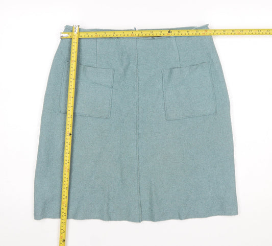 Womens UK Size 12 Laura Ashley Straight & Pencil Tweed Skirt