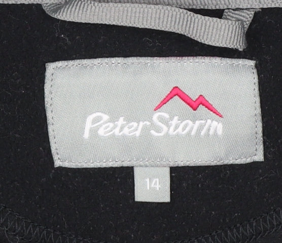 Womens UK Size 14 Peter Storm Black Pullover Sweatshirt
