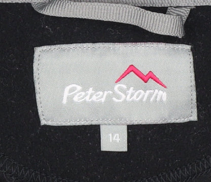 Womens UK Size 14 Peter Storm Black Pullover Sweatshirt