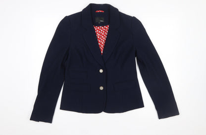 Womens UK Size 10 NEXT Regular Blue Blazer