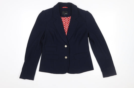 Womens UK Size 10 NEXT Regular Blue Blazer