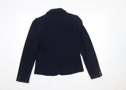 Womens UK Size 10 NEXT Regular Blue Blazer