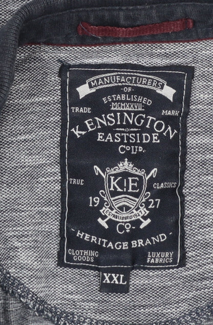 Kensington Eastside Men’s Grey 2XL Polo Shirt Classic Casual