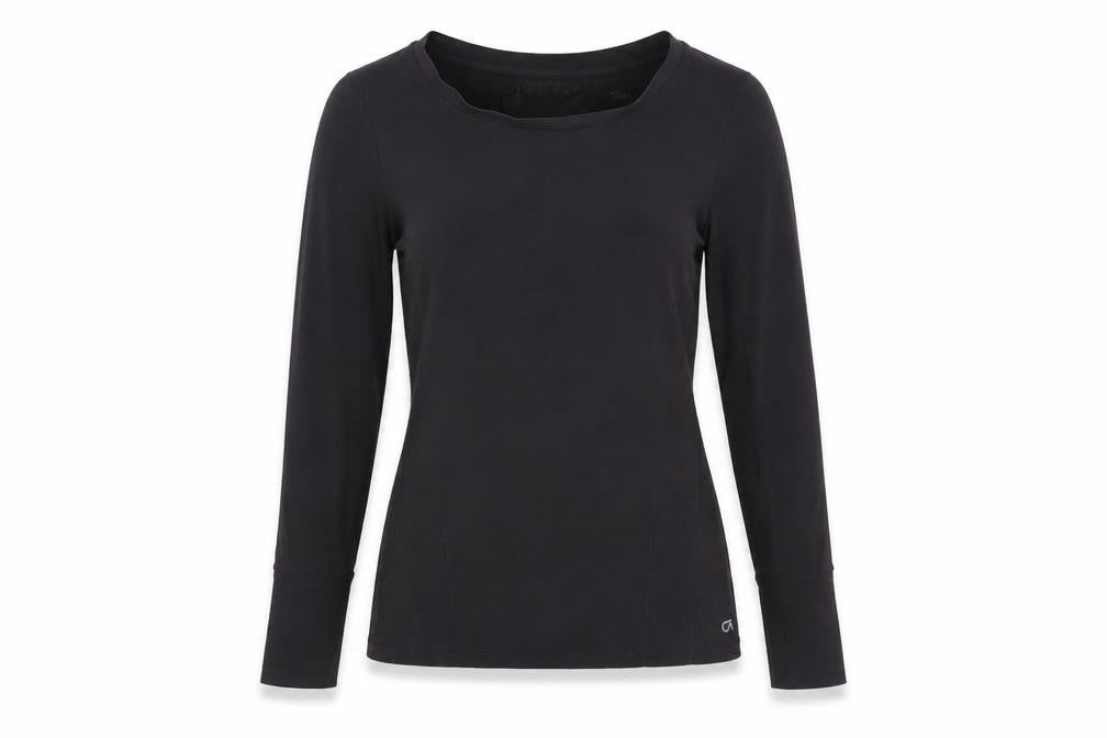 GapFit Women’s Black XS Slim Fit Long Sleeve Active Top