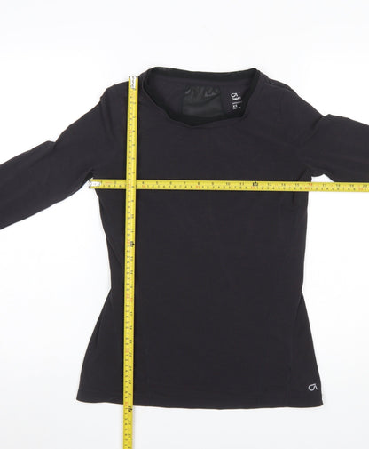 GapFit Women’s Black XS Slim Fit Long Sleeve Active Top