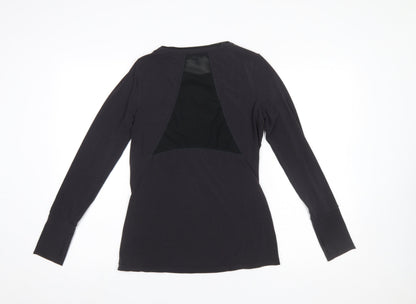 GapFit Women’s Black XS Slim Fit Long Sleeve Active Top