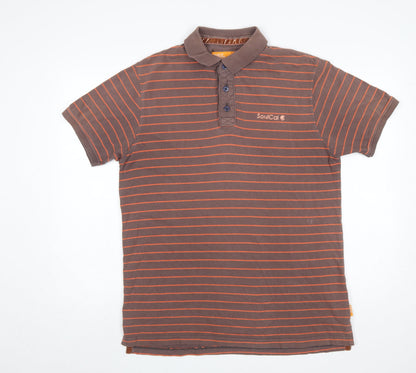 Mens UK Size L SoulCal 100% Cotton Polo Shirt