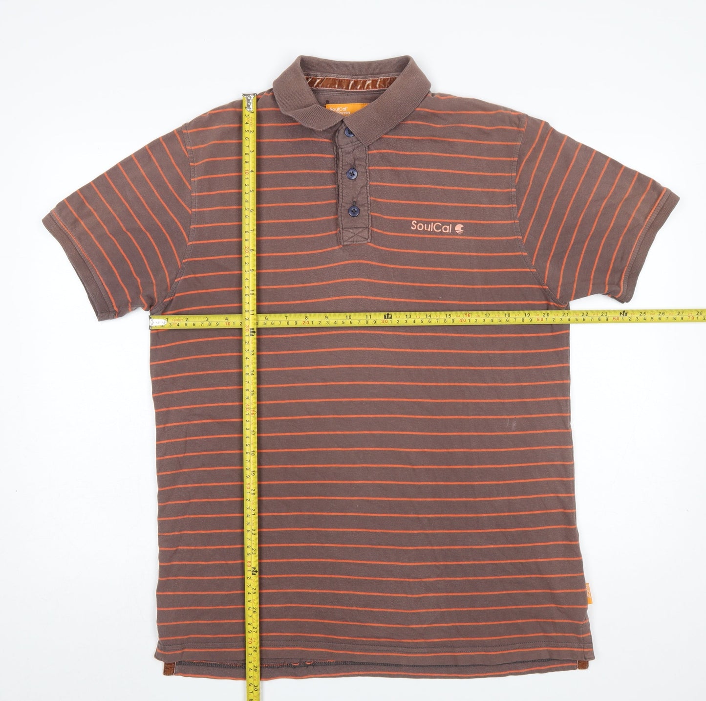Mens UK Size L SoulCal 100% Cotton Polo Shirt