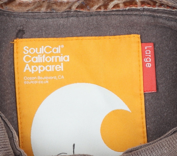 Mens UK Size L SoulCal 100% Cotton Polo Shirt