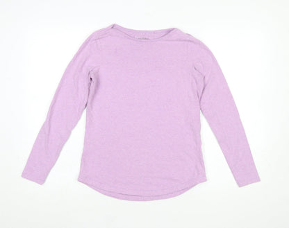 FatFace Women’s Purple Long Sleeve Cotton T-Shirt Size 8