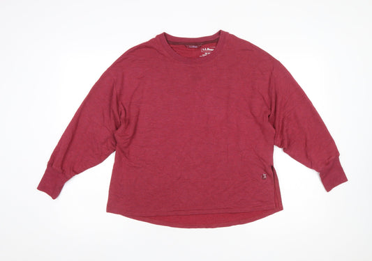 Womens UK Size XS L.L.Bean Red Basic T-Shirt