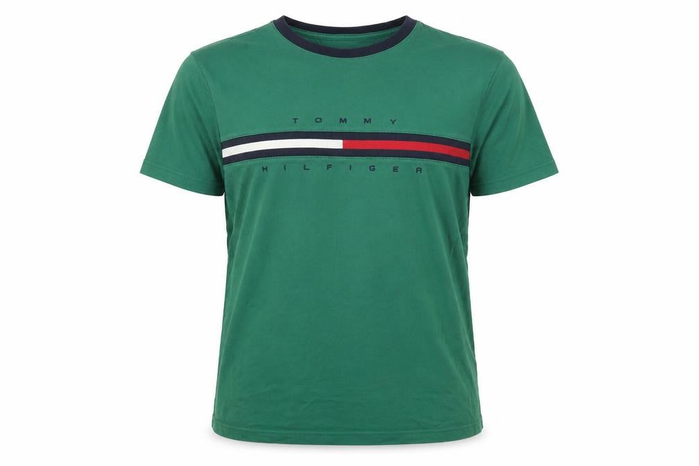 Mens UK Size S Tommy Hilfiger Green  T-Shirt