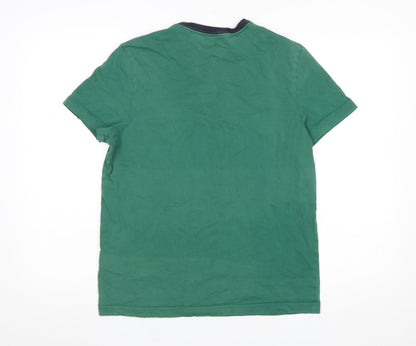 Mens UK Size S Tommy Hilfiger Green  T-Shirt
